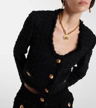 Versace Heritage wool-blend tweed jacket