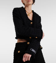 Versace Heritage wool-blend tweed jacket