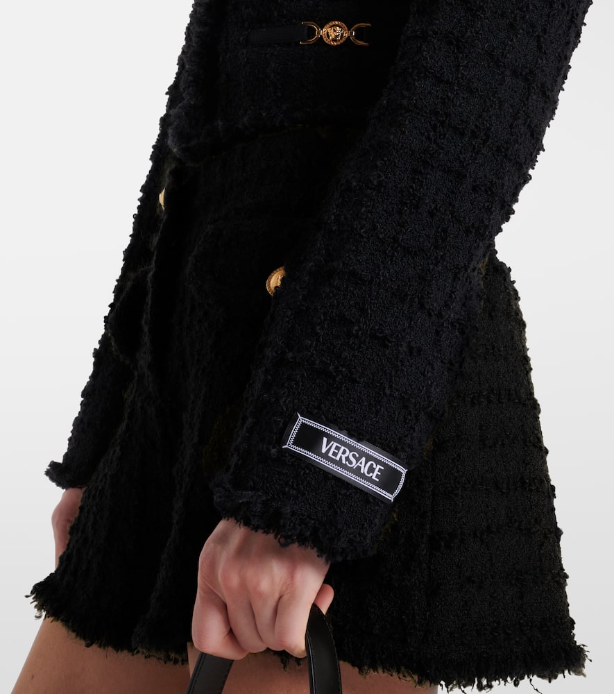 Versace Heritage wool-blend tweed jacket