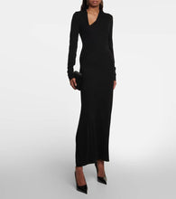 Versace Hooded cutout jersey maxi dress