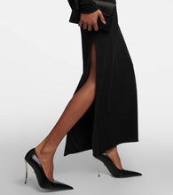 Versace Hooded cutout jersey maxi dress