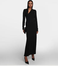 Versace Hooded cutout jersey maxi dress