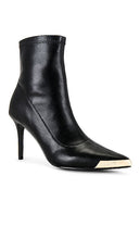 Versace Jeans Couture Heeled Ankle Booties in Black