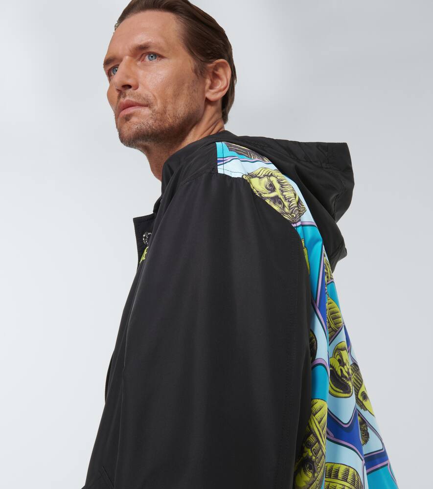 Versace La Maschere printed jacket