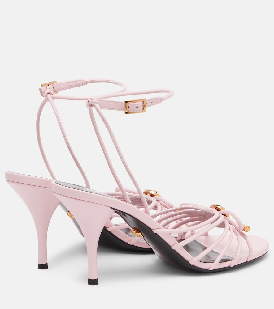 Versace La Medusa 85 leather sandals