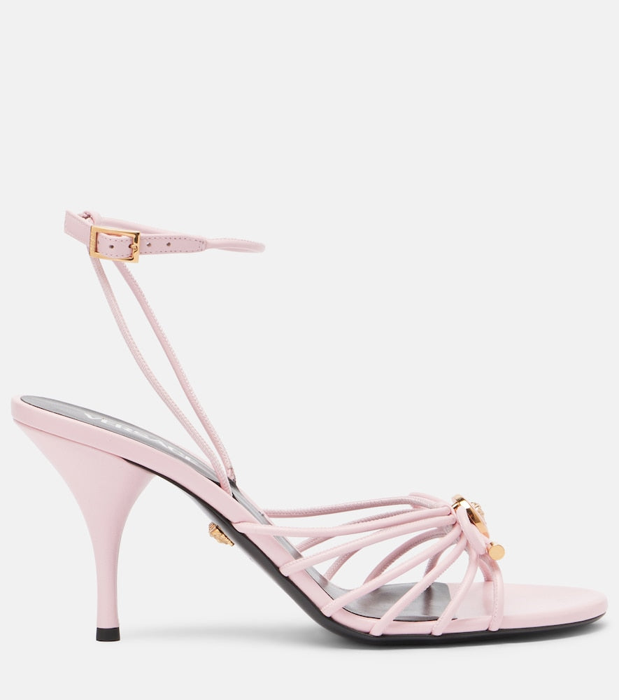 Versace La Medusa 85 leather sandals