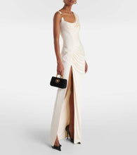 Versace La Medusa Mini satin tote bag