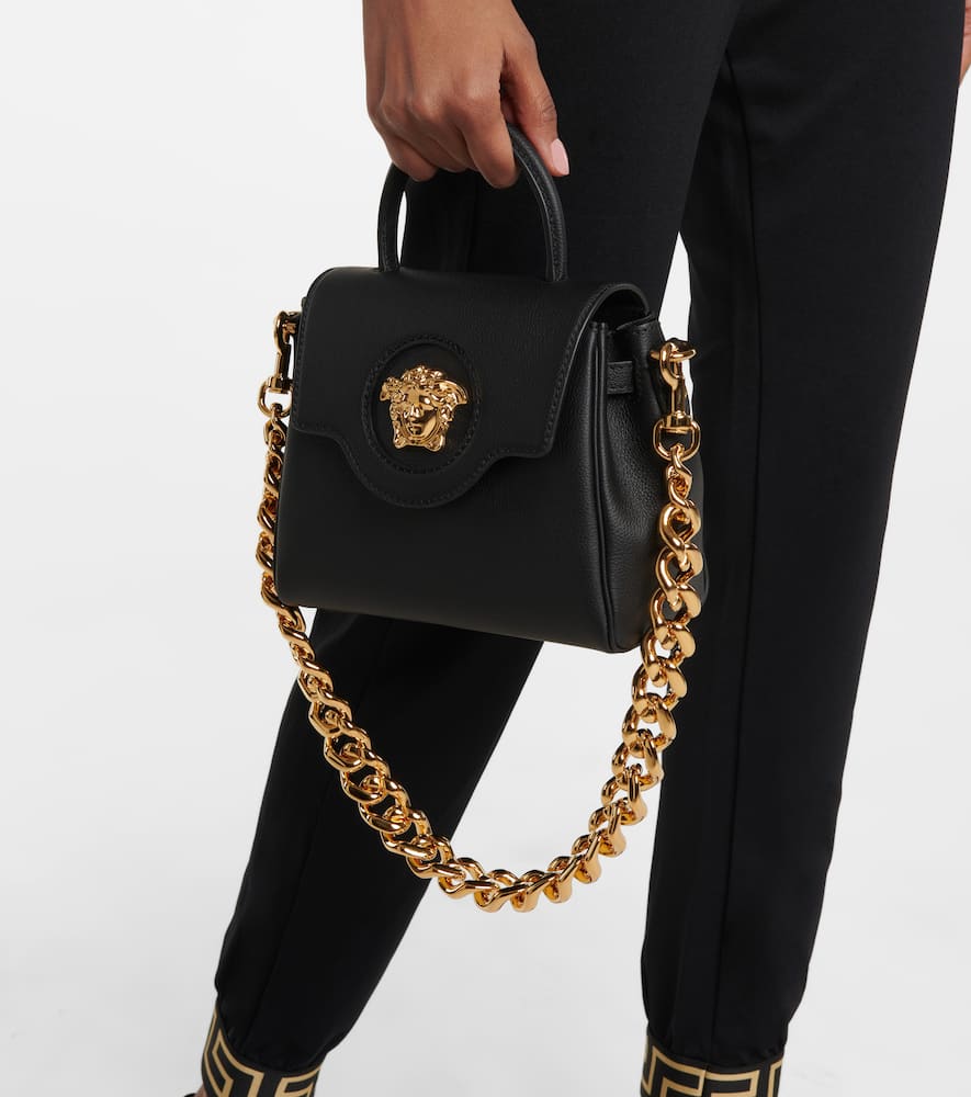 Versace La Medusa Small leather tote bag