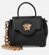 Versace La Medusa Small leather tote bag