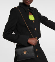 Versace La Medusa leather wallet on chain