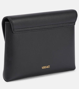 Versace La Medusa leather wallet on chain