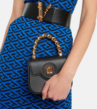 Versace La Medusa small leather tote