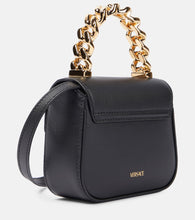 Versace La Medusa small leather tote