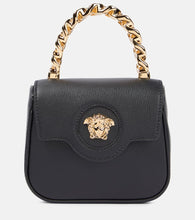 Versace La Medusa small leather tote