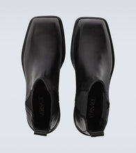 Versace Leather Chelsea boots