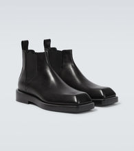 Versace Leather Chelsea boots