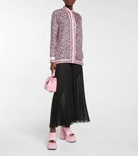 Versace Leather peep-toe platform sandals