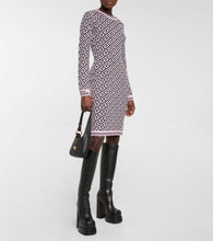 Versace Leather platform knee-high boots