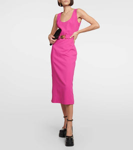 Versace Medusa '95 belted midi dress