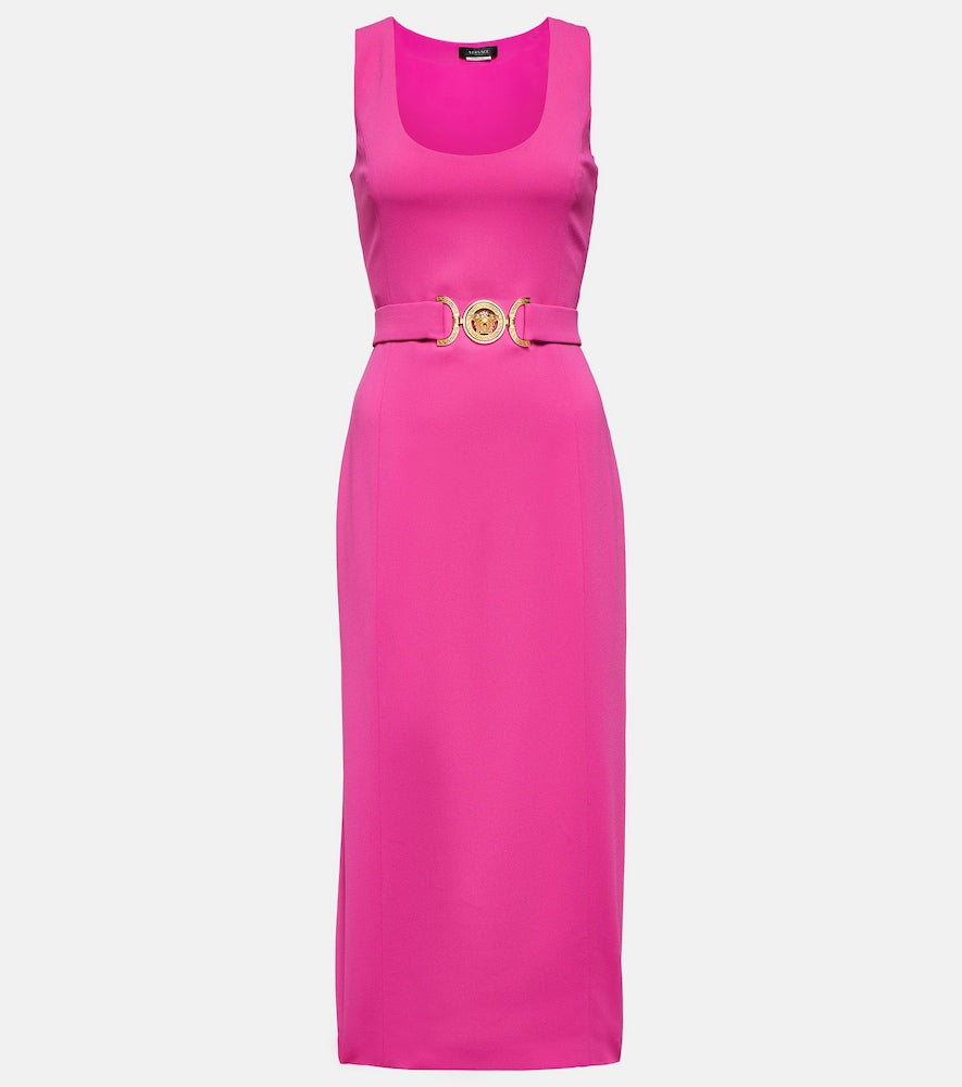Versace Medusa '95 belted midi dress. 范思哲美杜莎95款系带中长连衣裙