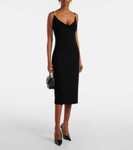 Versace Medusa '95 cr√É¬™pe midi dress