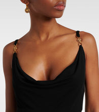 Versace Medusa '95 cr√É¬™pe midi dress