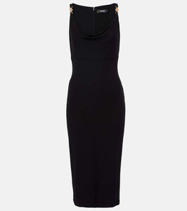 Versace Medusa '95 cr√É¬™pe midi dress