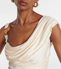 Versace Medusa '95 draped  gown