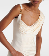 Versace Medusa '95 draped  gown