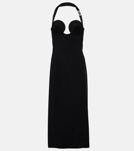 Versace Medusa '95 halterneck midi dress