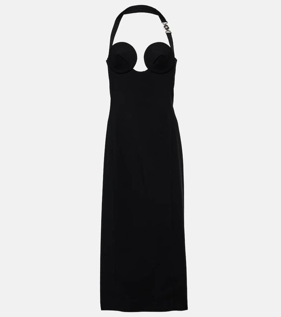 Versace Medusa '95 halterneck midi dress