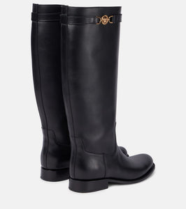 Versace Medusa '95 leather knee-high boots