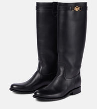 Versace Medusa '95 leather knee-high boots