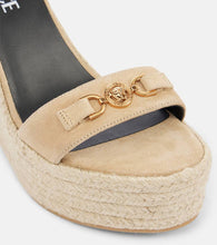 Versace Medusa '95 leather wedge sandals