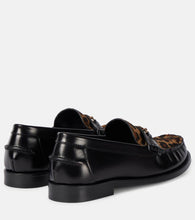Versace Medusa '95 leopard-print loafers