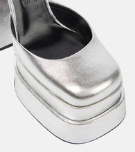 Versace Medusa Aevitas leather platform pumps