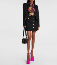 Versace Medusa Aevitas satin platform pumps