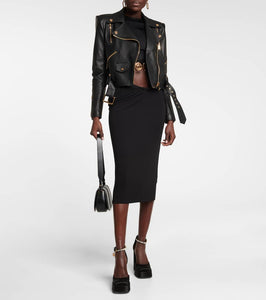 Versace Medusa Aevitas satin platform pumps