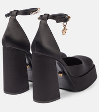 Versace Medusa Aevitas satin platform pumps