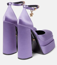 Versace Medusa Aevitas satin platform pumps