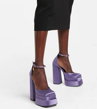 Versace Medusa Aevitas satin platform pumps
