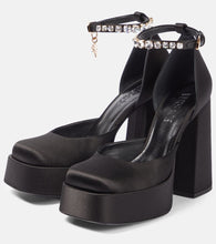 Versace Medusa Aevitas satin platform pumps