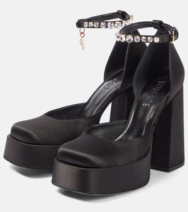 Versace Medusa Aevitas satin platform pumps