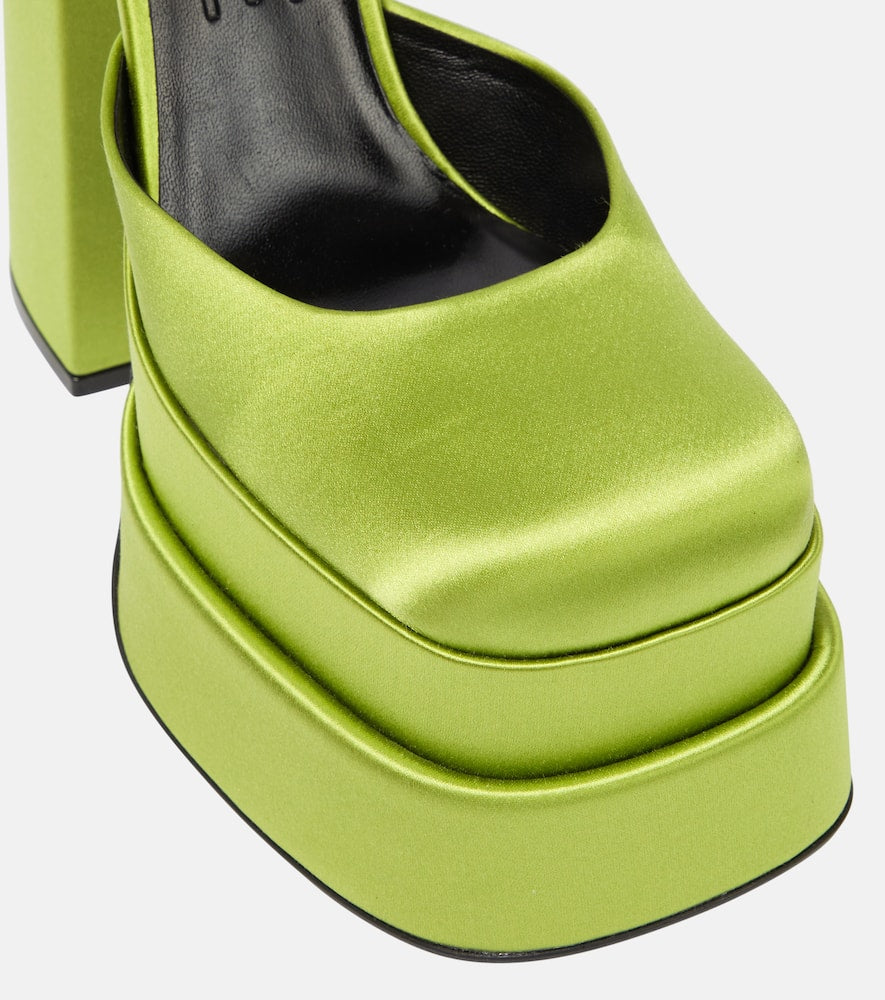 Versace Medusa Aevitas satin platform pumps