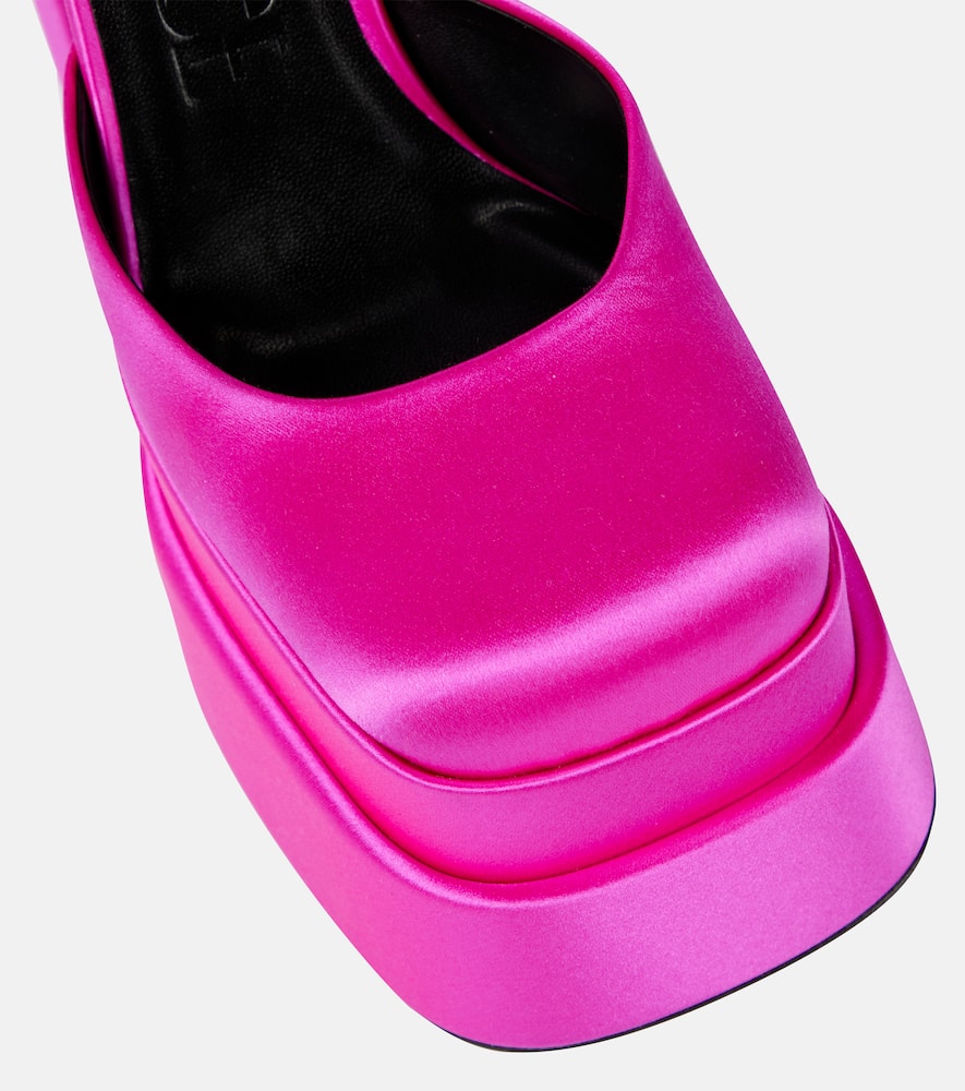 Versace Medusa Aevitas satin platform pumps