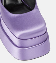 Versace Medusa Aevitas satin platform pumps