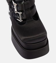 Versace Medusa Aevitas satin platform pumps