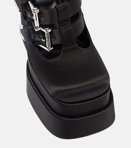Versace Medusa Aevitas satin platform pumps
