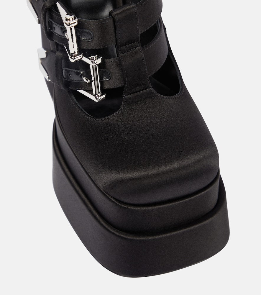 Versace Medusa Aevitas satin platform pumps