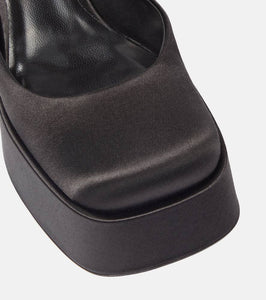 Versace Medusa Aevitas satin platform pumps